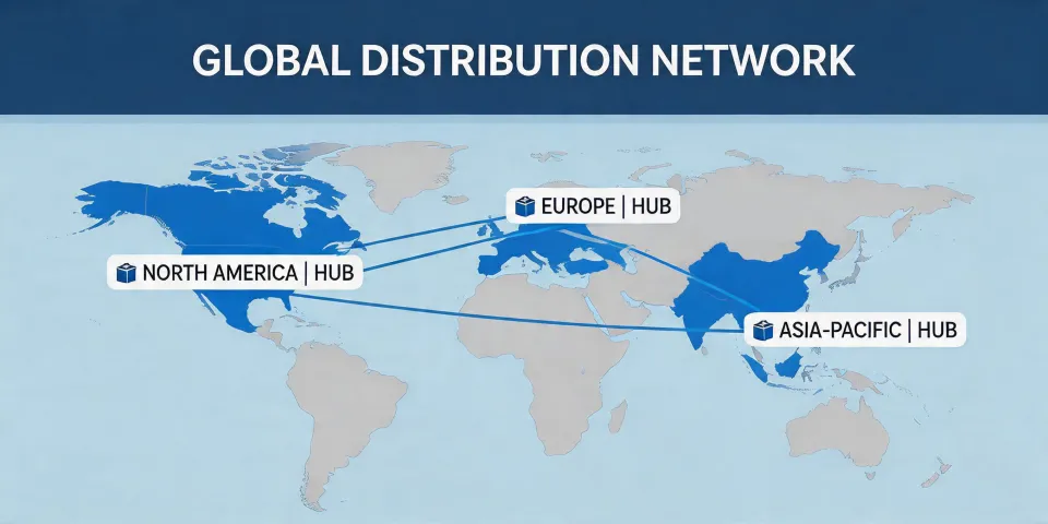 GenPrime global distribution network